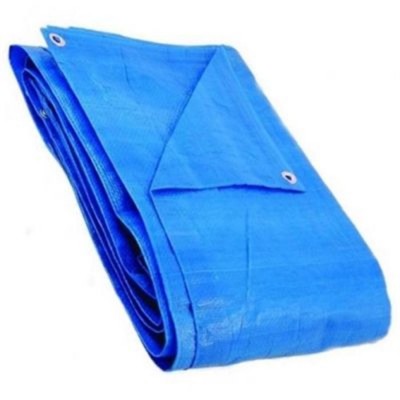 Lona polietileno azul 4x4m - brasfort