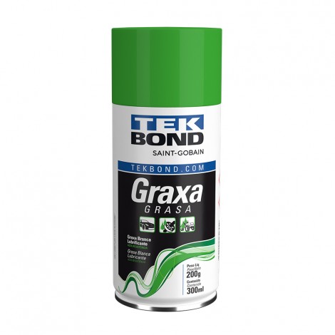 Graxa Branca Spray Lubrificante Tek Bond